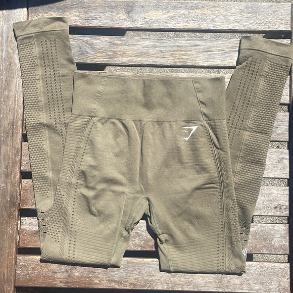 Gymshark - Green - Seamless Leggings - Picture 3 of 8